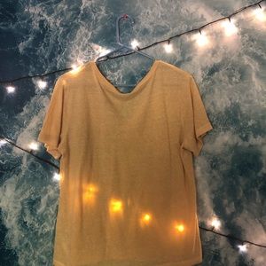 Yellow t-shirt